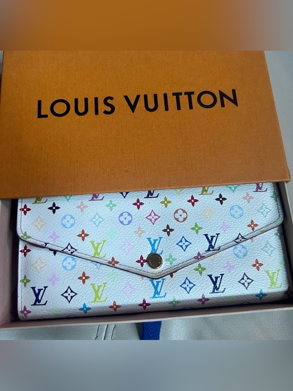 Louis Vuitton Monogram Multicolor Sarah Wallet